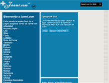 Tablet Screenshot of janmi.com